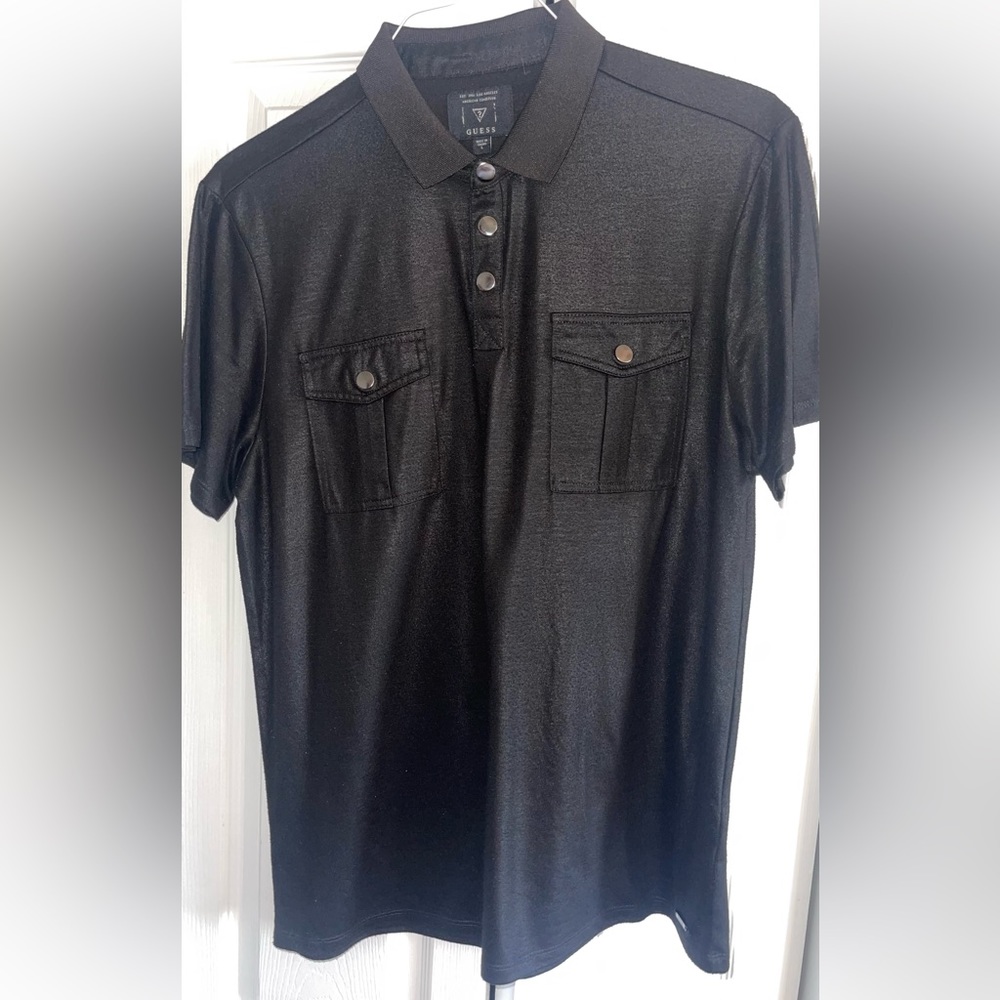 Men Guess Polo Shirt size L